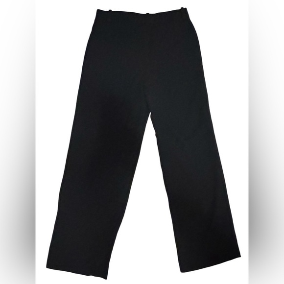 Armani CollezioniBlack Pleated Virgin Wool Dress Pants (6)
